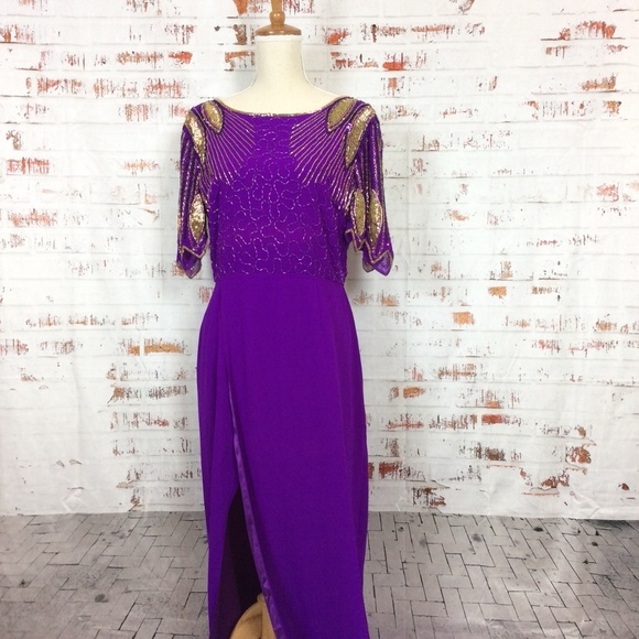 virgos lounge purple dress